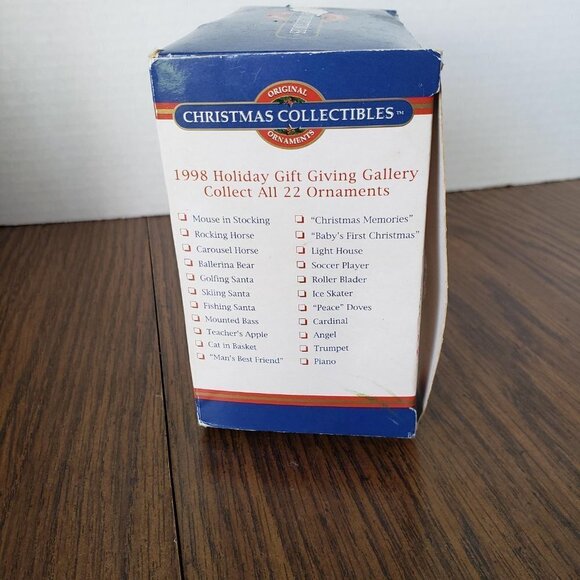 Vintage Daytons Christmas Collectibles 1998 Cat In Basket MIB - Picture 3 of 6